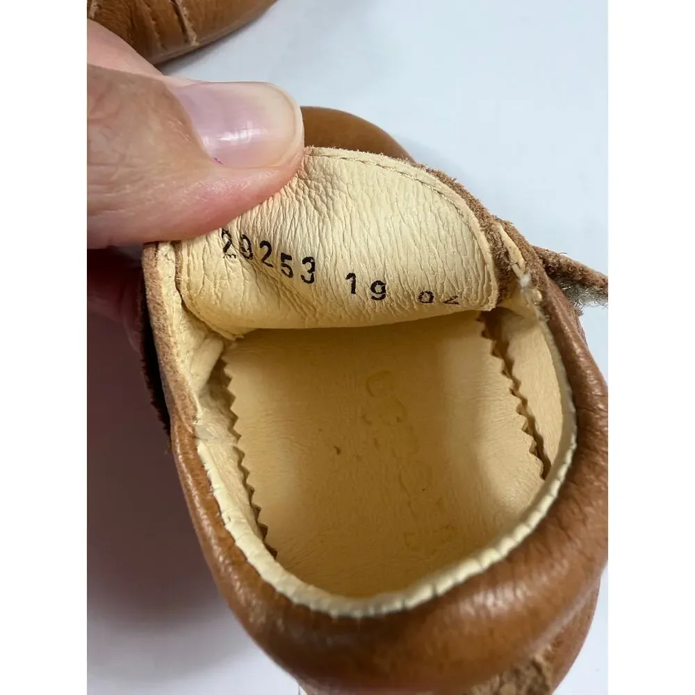 Froddo Prewalkers Leather First Walker Shoes Cognac EU 19 / US 4 toddler
